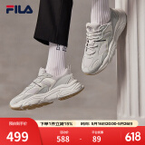 斐乐（FILA）跑步鞋老爹鞋男子跑步鞋MARSⅡ火星二代情侣款复古运动鞋休闲鞋 南极灰/雾灰-AN-F12M141116F 41