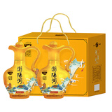 浏阳河酒 福韵陈酿v30 52度浓香型白酒 500ml*2瓶礼盒装 宴请过年送礼