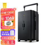 地平线8号（LEVEL8）行李箱 男女28英寸大旅行家宽拉杆大容量托运万向轮PC拉杆箱 黑色