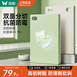 双枪树脂菜板抗菌防霉切菜砧板家用双面生熟分切案板45*30*1.3cm