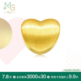 周生生 足金Charme串珠心形爱心黄金转运珠男女情侣81322C定价