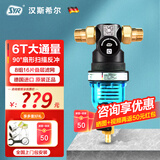 汉斯希尔（SYR）德国进口家用前置过滤器反冲洗8组16片滤网40微米精度全屋管道全铜净水机自来水大流量ECO过滤器 ECO/德国进口-升级反冲洗提醒