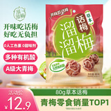 溜溜梅草本话梅 传统工艺话梅干休闲解馋办公室健康休闲零食80g/袋