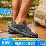 迈乐（Merrell）户外鞋男女款户外徒步溯溪鞋ALLOUTBLAZE轻便透气耐磨防滑休闲鞋 J65105 黑红（男） 43