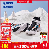 乔丹（QIAODAN）童鞋儿童棉鞋冬季加绒加厚长毛保暖大棉鞋男童运动鞋-37