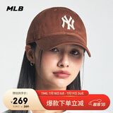 MLB棒球帽子夏季鸭舌帽韩版潮流百搭 软顶送礼3ACP6601N-50BRL