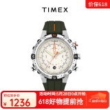 天美时Timex手表男士远征系列指南针计时户外运动表生日礼物TW2V22200