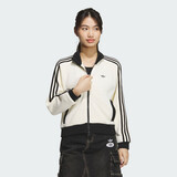 阿迪达斯（adidas）三叶草系列 女子 WOMEN COLOR JKT 针织外套 JN0722 米色 M 