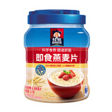 桂格（QUAKER） 桂格即食燕麦片400g/1000g经典原味麦片早餐冲饮代餐快手早餐 即食桶装燕麦片【1kg*1罐】