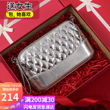 viney牛皮包包女包斜挎包洋气单肩链条流浪包生日礼物高级感送女友老婆