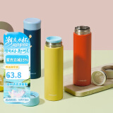 乐扣乐扣（LOCK&LOCK）缤纷马克杯304不锈钢保温保冷迷你随行水杯周年纪念款深蓝390ml 