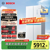 博世（BOSCH）【云朵白全域智净M8·轻享版】550升 风冷无霜冰箱 风路双循环 十字门冰箱BCD-550W(K5C821E23C)