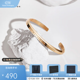 丹尼尔惠灵顿（DanielWellington）dw手镯男女 经典开口情侣手镯时尚饰品 生日礼物送女友 玫瑰金小号 DW00400003