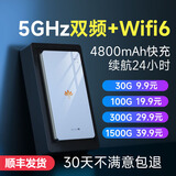 朵扬随身wifi流量免插卡笔记本移动wifi便携随身无线wifi6路由器三网通用2025新款无线wifi Lite Turbo(5GHz+WiFi6）