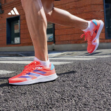 adidas adizero RC 4训练备赛竞速轻盈薄底中考体测跑鞋阿迪达斯   粉色/白色/深蓝色/浅蓝色   46