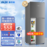 奥克斯（AUX）双门冰箱大容量冷藏冷冻两门电冰箱冷冻冷藏小型家用宿舍出租节能省电低噪 BCD-70K76L（70升）3天约1度电