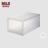 无印良品（MUJI） 聚丙烯 衣物箱/杂物箱199693 收纳箱 PP 长40*宽65*高30cm 无色