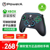 PowerA微软官方授权xbox游戏有线发光手柄 支持pc steam电脑xbox series刺客信条影双影奇境怪物猎人