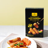 1号会员店切达芝士味黑猪肉烤肠400g 10%进口切达芝士黑猪肉醇香火山石烧烤