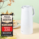 虎牌（TIGER）保温壶 304不锈钢时尚保温/保冷壶PWO-A20C-W 白色 2L