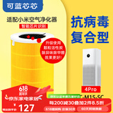 可蓝芯芯适配小米米家净化器过滤网/消毒机/车载/替换滤芯/耗材配件 适配4pro/AC-M15-SC除菌复合版