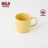 无印良品（MUJI）炻瓷 马克杯 家用水杯 陶瓷杯 咖啡杯 办公室 浅黄色 270ml