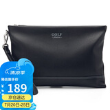 高尔夫（GOLF）男士手包柔软头层牛皮时尚信封钱包手抓包多卡位手拿包父亲节礼物