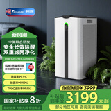 Telamon【国家补贴20%】泰拉蒙H95甲醛空气净化器家用去甲醛细菌TVOC雾霾异味除过敏原负离子空气净化机 白色