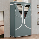 蜗家衣柜卧室简易布衣柜宿舍小户型家用出租房收纳挂衣柜轻奢简约衣橱