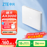 中兴（ZTE）【晴天墙面路由器】AX3000满血WiFi6自研双核芯品质家居别墅ap 主路由Mesh3000M无线速率千兆网口