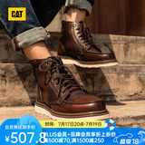 CAT卡特马丁靴工装鞋男鞋新复古回潮机车靴P7049/P712950/P712947 深棕P712950 43