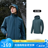 乔丹运动外套男风衣春秋季防风防泼水连帽户外夹克长袖上衣 杉木绿-321R-升级款 L