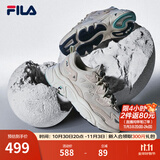 FILA斐乐女鞋跑步鞋情侣同款老爹鞋MARS火星鞋男鞋休闲运动鞋 【女款】奶白/木薯粉-GT 37.5