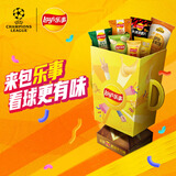 乐事（Lay's）欧冠限定礼盒666g薯片六一儿童节礼物送小朋友 休闲零食 百事食品