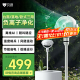 贝昂空气循环扇静音卧室客厅电风扇智能语音节能大风力直流变频家用风扇台式桌面电风扇3D摇头 SF3鸿蒙智联【功能升级】