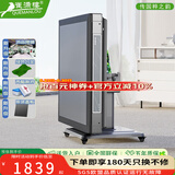 雀满楼【低音杀菌除湿不卡牌】麻将机全自动麻将桌折叠餐桌两用家用一体 风暖脚+仿玉牌+迷你91cm机身灰 高配版 麻将牌大小请详询客服