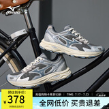 美津浓（MIZUNO）【RACER S】软底轻便运动跑步鞋男女同款缓震透气休闲慢跑鞋 19/渣渣灰 44 (285mm)