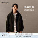 Calvin KleinJeans【防风防水】春秋男士ck户外露营登山运动外套J326809 BEH-太空黑 M