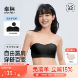幸棉（LUCKMEEY）【祝绪丹同款】无肩带内衣防滑抹胸薄款文胸透气不闷汗裹胸女