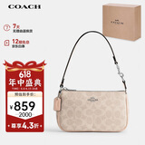 蔻驰（COACH）【品牌直供】女士NOLITA小号手提手拿包腋下包麻将包人造革