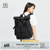 KOLON SPORT/可隆背包 男女同款户外露营多功能收纳运动休闲双肩包 LUBP4MT001-BK 黑色 XXX