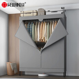 川井简易衣柜家用卧室布衣柜全封闭防尘衣橱全钢架大容量衣服收纳柜