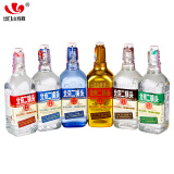 永丰牌北京二锅头金奖小方瓶清香型白酒出口小方瓶全家福500ml*6瓶