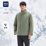 HLA海澜之家棉服男冬季立领精致硅胶标外套男冬季