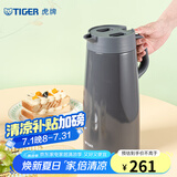 虎牌（TIGER） 保温壶便携式热水瓶不锈钢水瓶 PWO-A20C 深灰色 2L HD