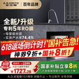 史密斯（A.O.SMITH）佳尼特净水器家用厨下直饮净水机净饮机反渗透 2.6升/分钟 大眼萌Pro 5年长效RO膜 国家补贴