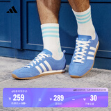 adidas「冰淇淋T头鞋」VS JOG 2.0复古薄底运动鞋阿迪达斯轻运动   融合蓝/亮白/树脂黄 (女生推荐买小0.5码)   39