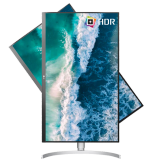 LG27英寸4K超高清 IPS 98%sRGB HDR10 升降旋转 UHD 适用PS5 办公设计显示器 27UL550 -W