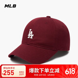 MLB帽子男女软顶棒球帽虞书欣明星同款运动鸭舌帽3ACP7701N-07WIS-F