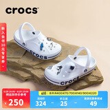crocs卡骆驰贝雅卡骆班|205089 白/深蓝-126 37/38(230mm) 
